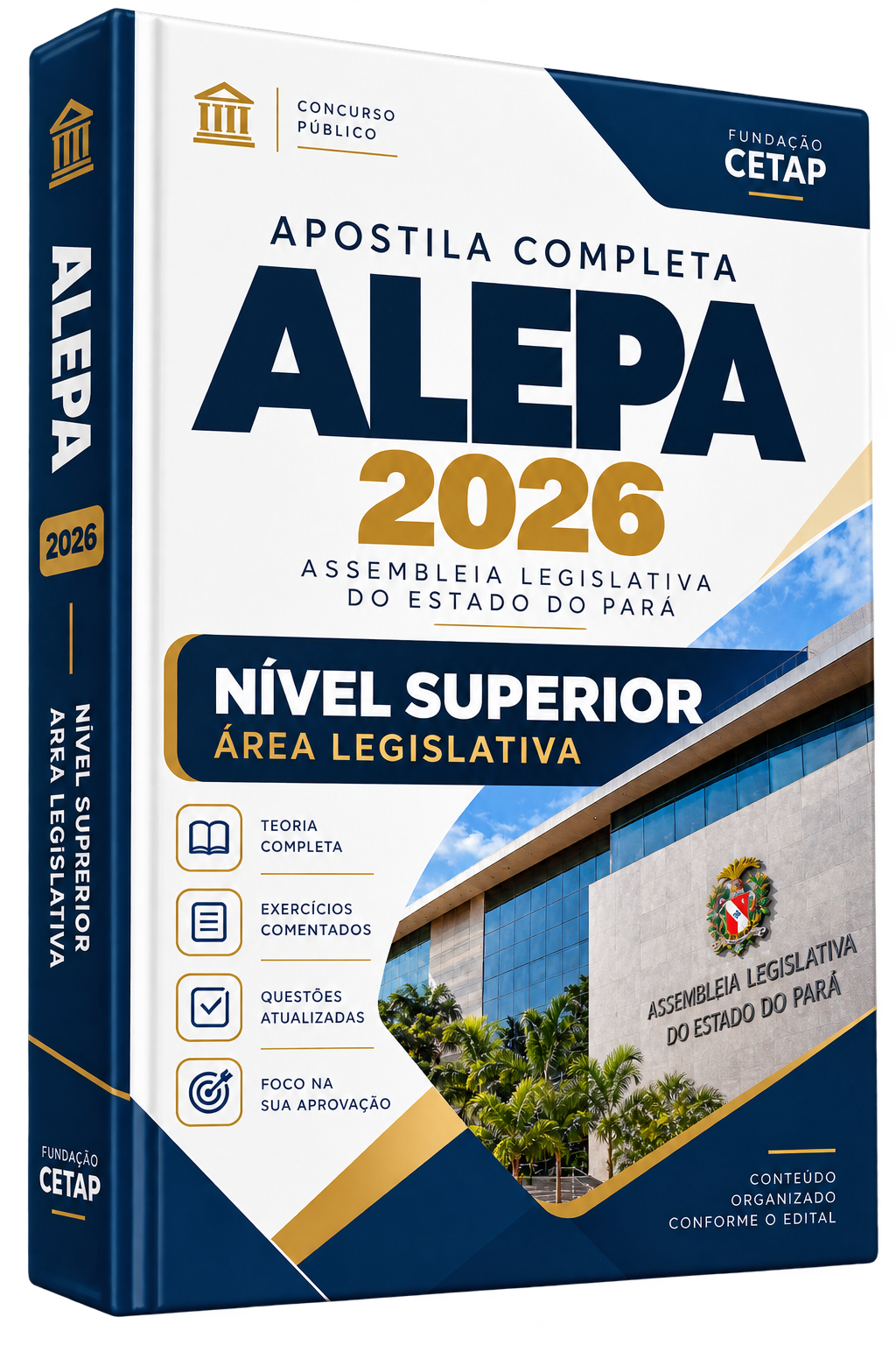 Apostila completa ALEPA 2026 — Nível Superior — Área Legislativa